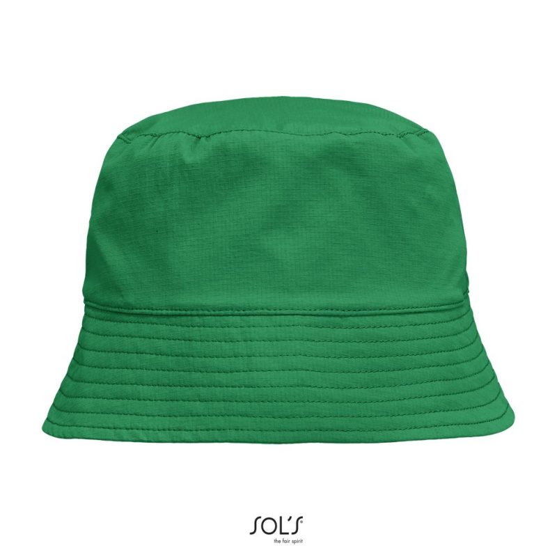 Sombrero De Pescador Unisex De Nylon Bucket Nylon Sols - Verde Primavera / Verde Hielo - Sols