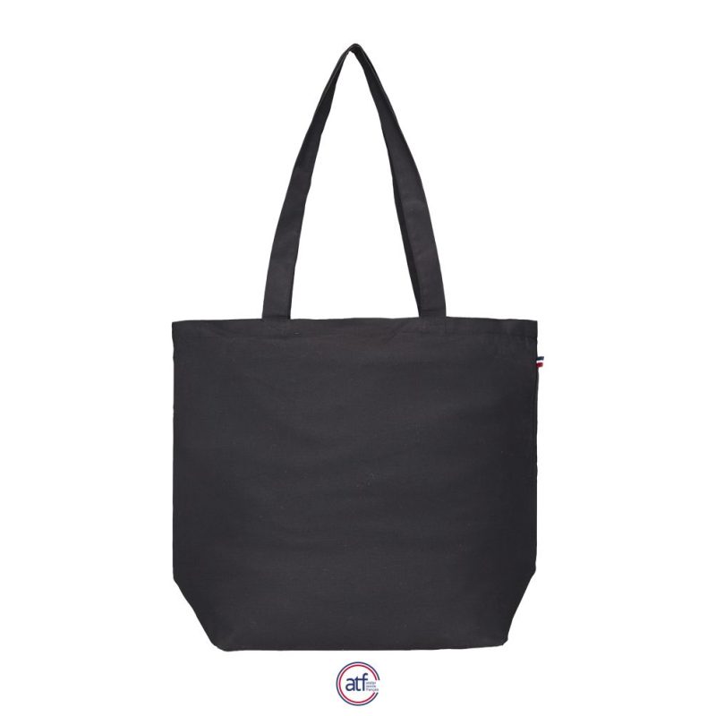 Bolsa De Compras Fabricada En Francia Atf Tristan Sols - Negro Profundo - Sols