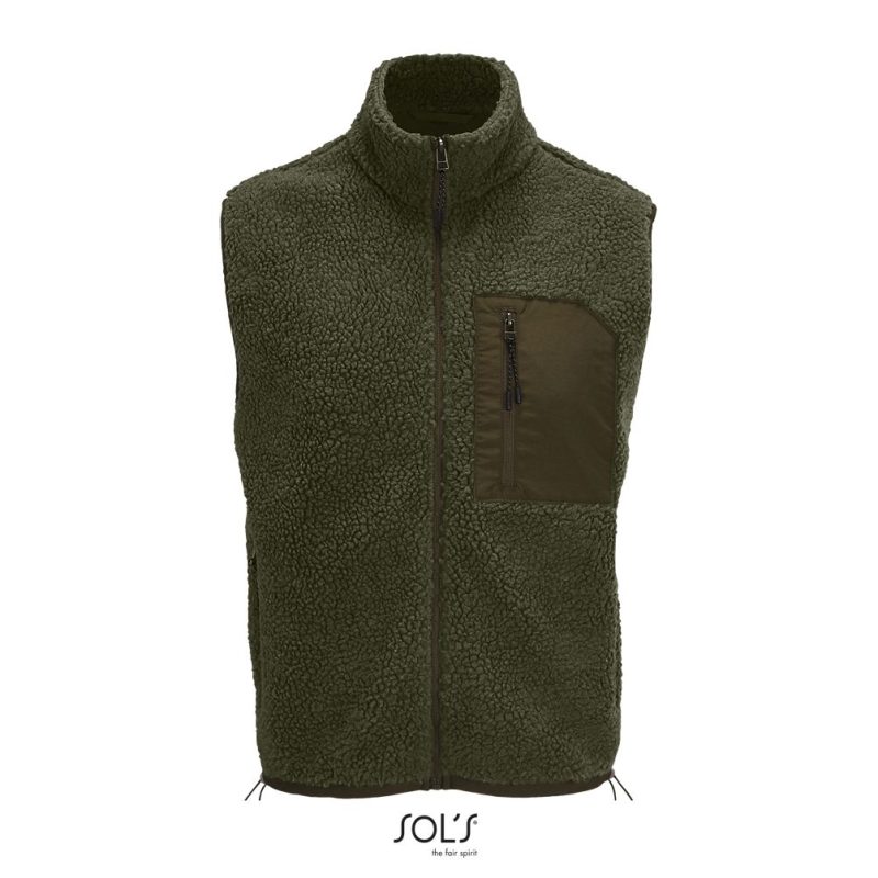 Chaleco Unisex Sherpa Fury Bw Sols - Ejercito / Ejercito Oscuro - Sols