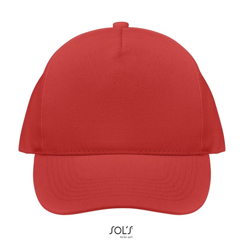 Gorra De 5 Paneles Seoul Sols - Rojo - Sols