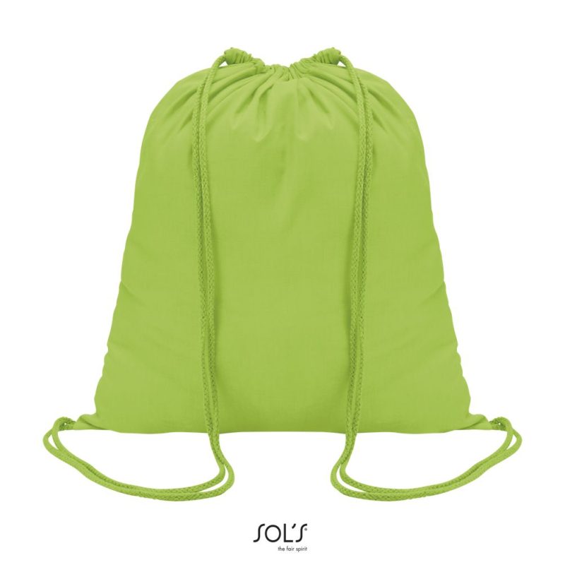 Mochila Con Cordones Genova Sols - Verde Amarillo - Sols