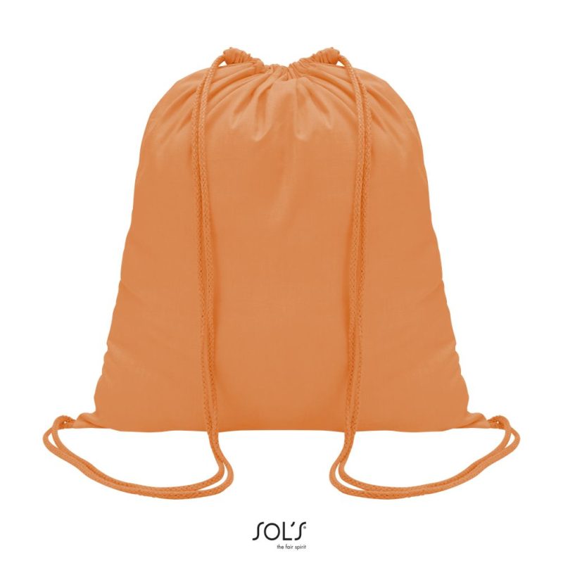 Mochila Con Cordones Genova Sols - Naranja Claro - Sols
