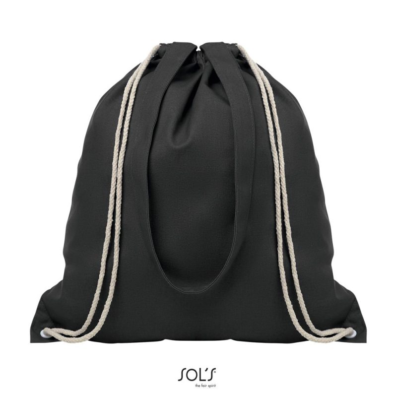 Mochila Con Cordones Y Asas Oslo Sols - Negro - Sols