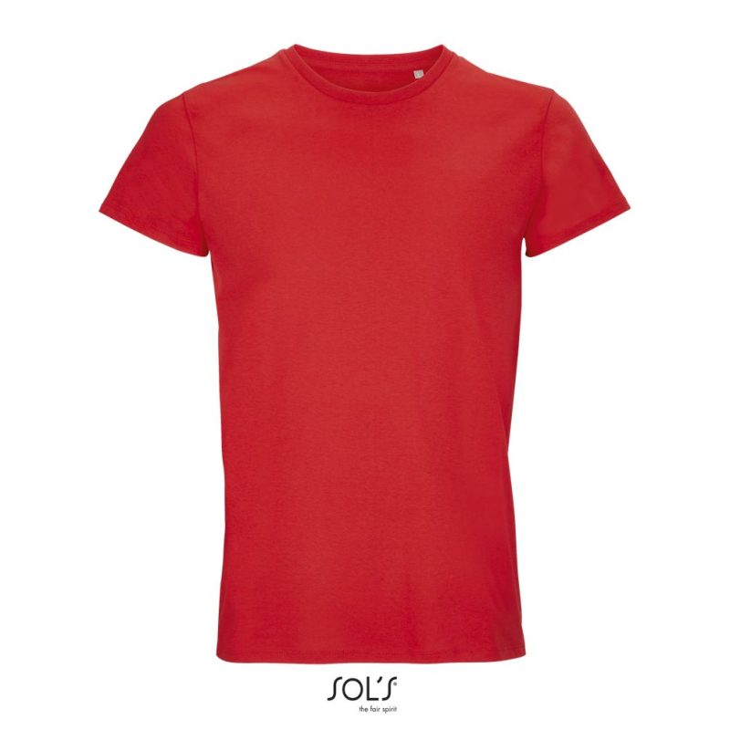 Camiseta Unisex Cuello Redondo Re Crusader Sols - Rojo Vivo - Sols