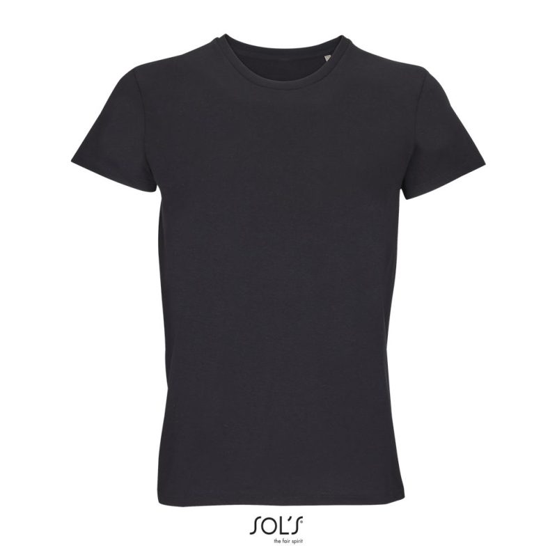 Camiseta Unisex Cuello Redondo Re Crusader Sols - Negro Profundo - Sols