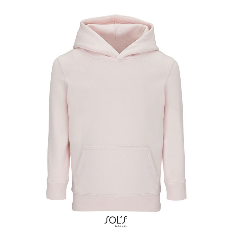 Sudadera Niño Con Capucha Condor Kids Sols - Rosa Crema - Sols