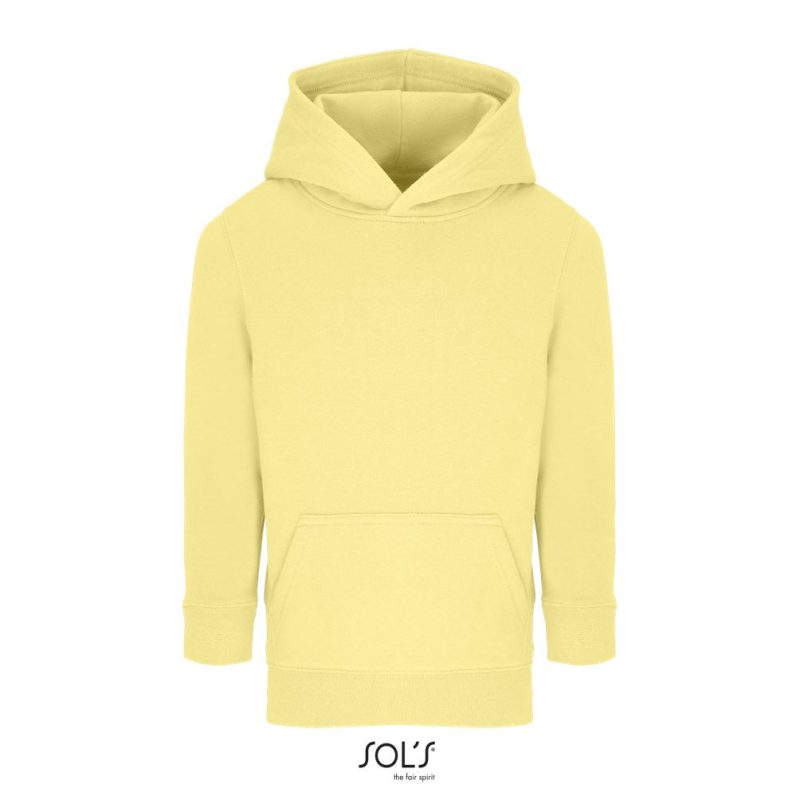 Sudadera Niño Con Capucha Condor Kids Sols - Amarillo Claro - Sols