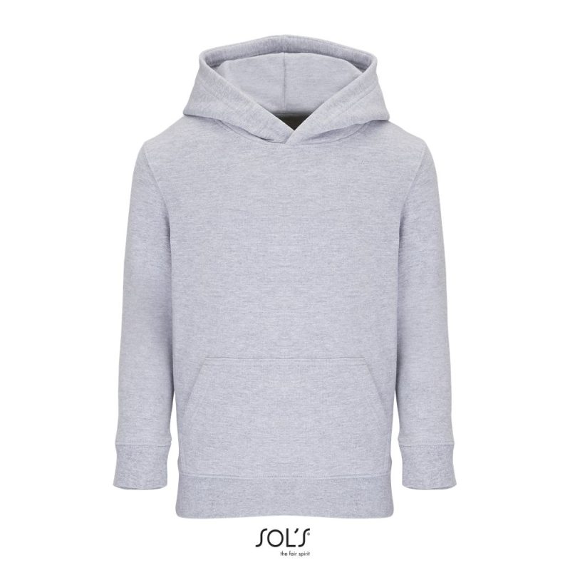 Sudadera Niño Con Capucha Condor Kids Sols - Gris Mezcla - Sols
