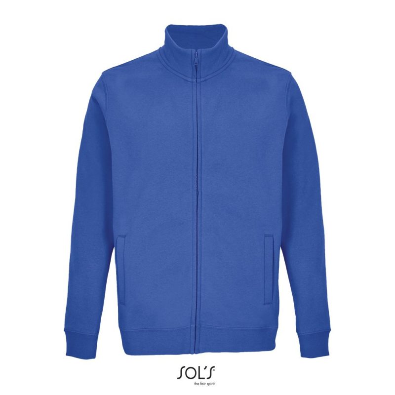Sudadera Unisex Con Cremallera Cooper Sols - Azul Royal - Sols