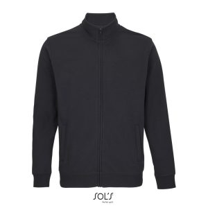 Sudadera Unisex Con Cremallera Cooper Sols - Negro - Sols