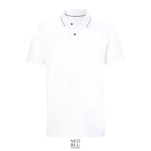 Polo Piqué Unisex Neoblu Orel Sols - Blanco Optico - Sols