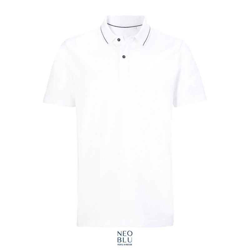 Polo Piqué Unisex Neoblu Orel Sols - Blanco Optico - Sols