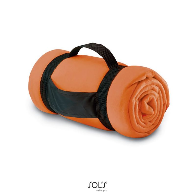 Manta De Viaje Polar Stavenger Sols - Naranja Brillante - Sols