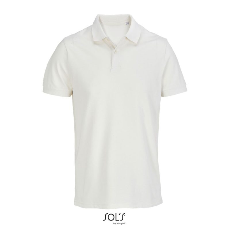 Polo Unisex Pacific Sols - Blanco Crema - Sols