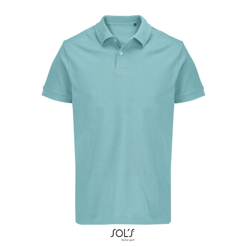 Polo Unisex Pacific Sols - Azul Piscina - Sols