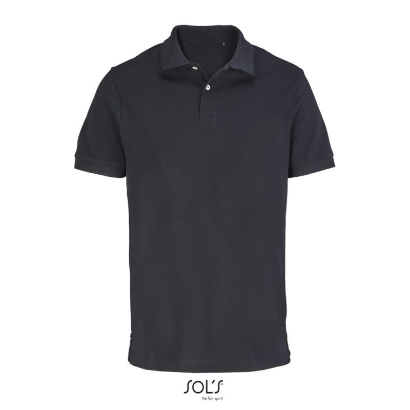 Polo Unisex Pacific Sols - Negro - Sols