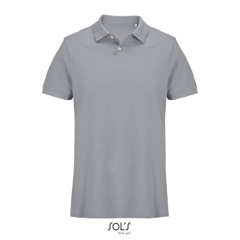 Polo Unisex Pacific Sols - Gris Puro - Sols