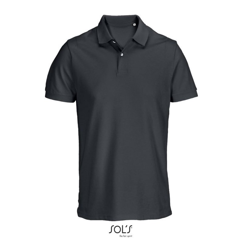 Polo Unisex Pacific Sols - Gris Ratón - Sols