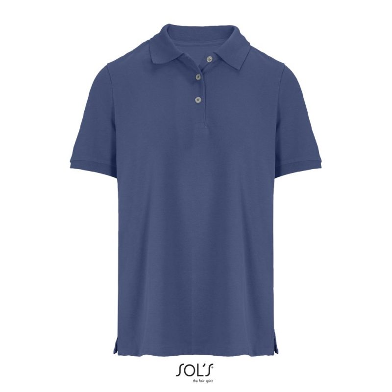 Polo Mujer Pacific Women Sols - Denim - Sols