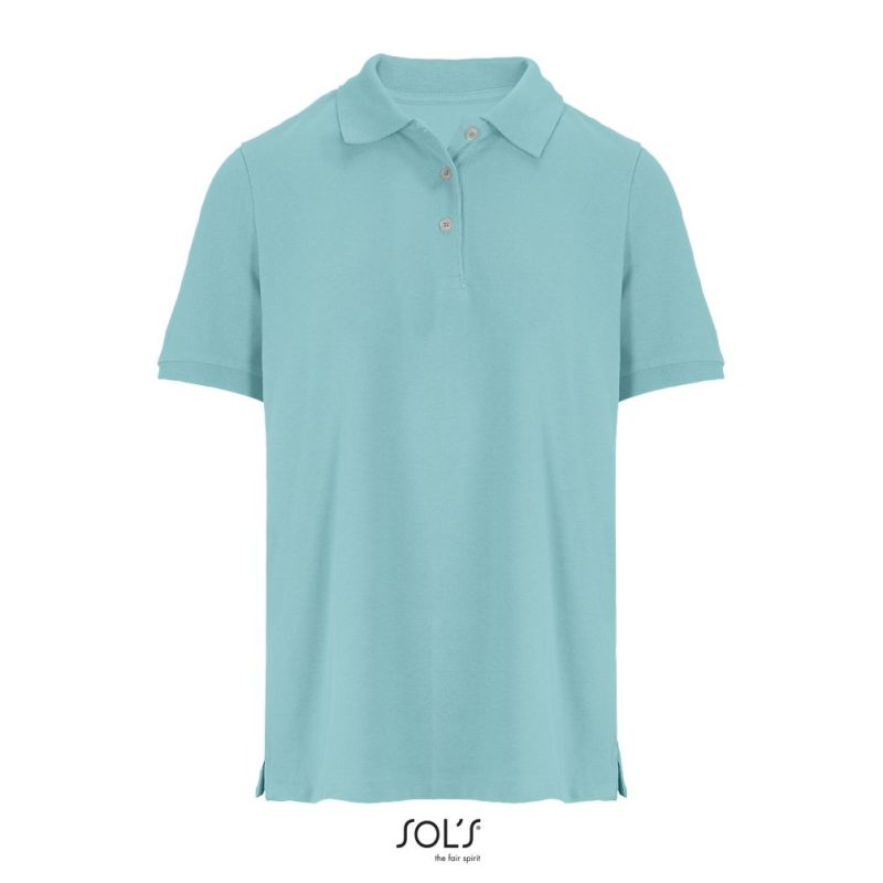 Polo Mujer Pacific Women Sols - Azul Piscina - Sols