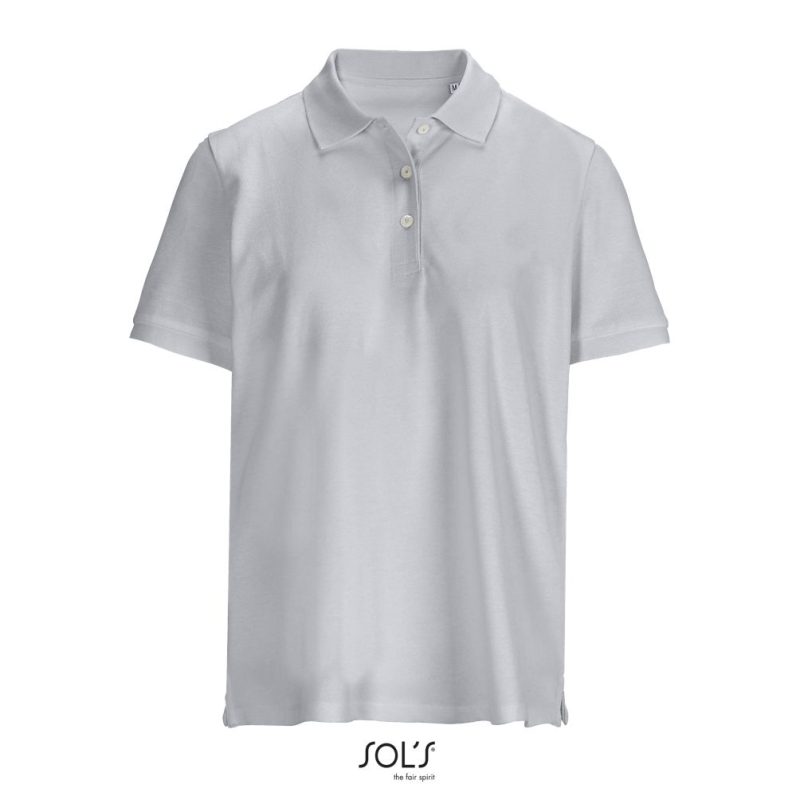 Polo Mujer Pacific Women Sols - Gris Puro - Sols