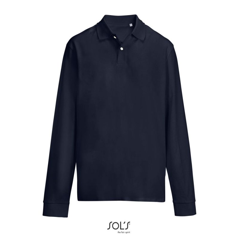 Polo Unisex Pacific Lsl Sols - French Marino - Sols