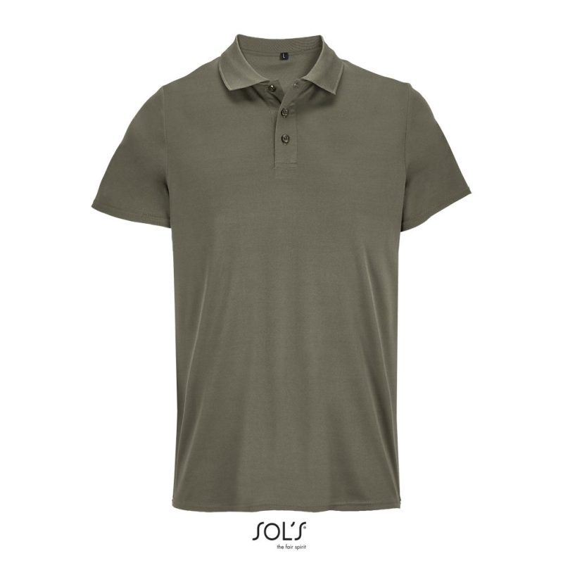 Polo Deportivo Pitcher Sols - Army - Sols