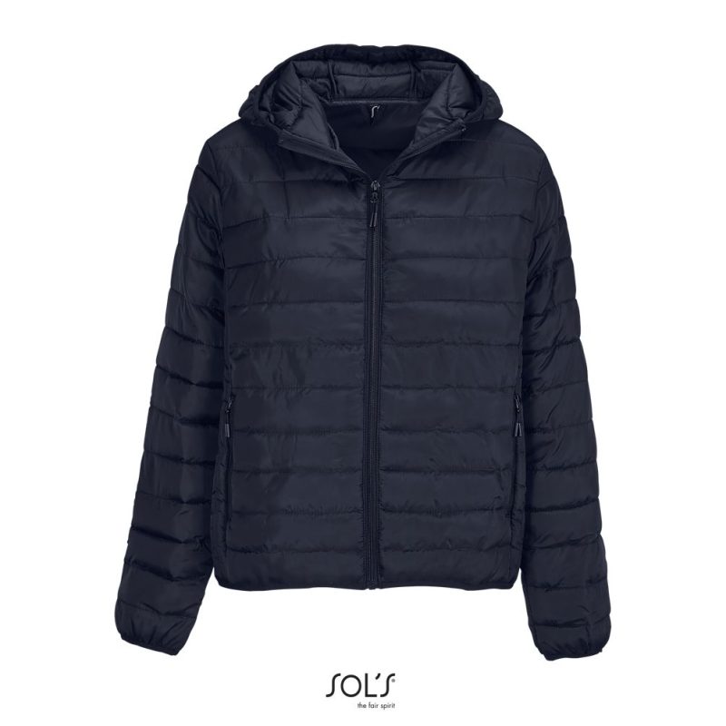 Chaqueta Acolchada Ligera Mujer Con Capucha Stream Hooded Women Sols - French Marino - Sols