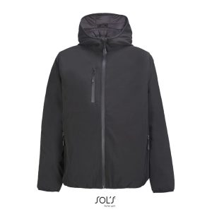 Chaqueta Softshell Hombre Falcon Padded Men Sols - Negro - Sols