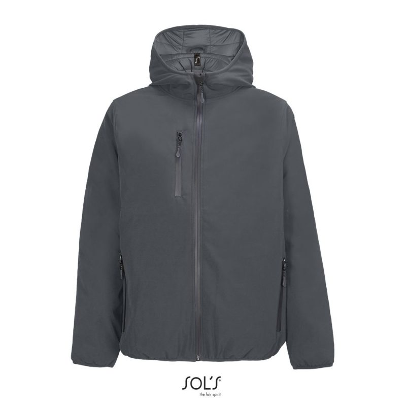 Chaqueta Softshell Hombre Falcon Padded Men Sols - Antracita - Sols