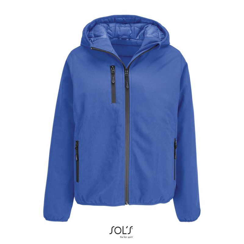Chaqueta Softshell Mujer Falcon Padded Women Sols - Azul Royal - Sols