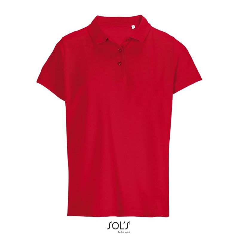 Polo Mujer Pulse Women Sols - Rojo - Sols