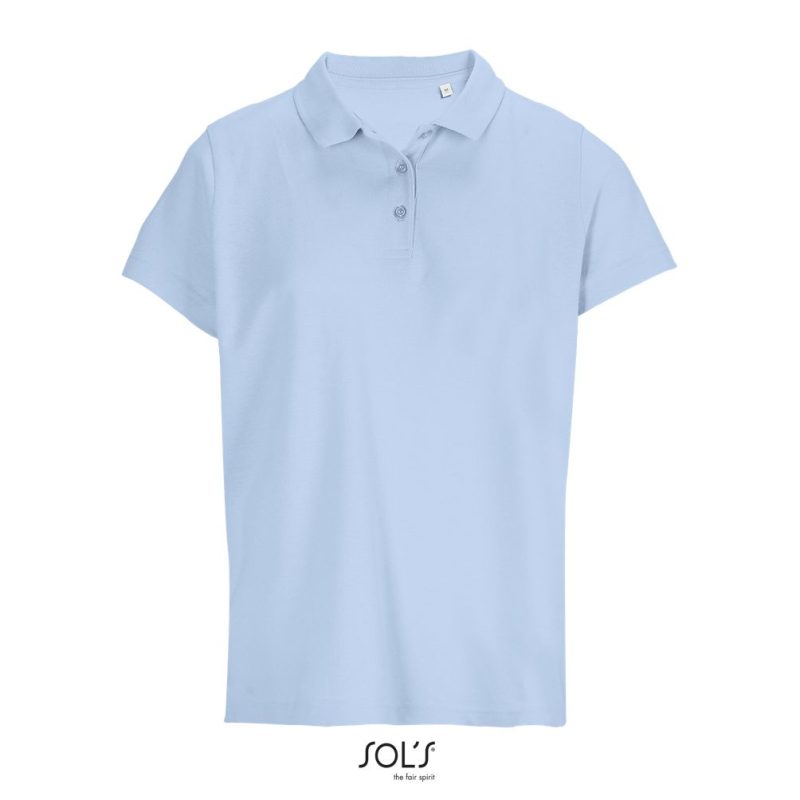 Polo Mujer Pulse Women Sols - Azul Cielo - Sols