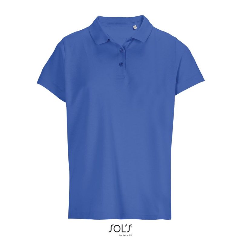 Polo Mujer Pulse Women Sols - Azul Royal - Sols