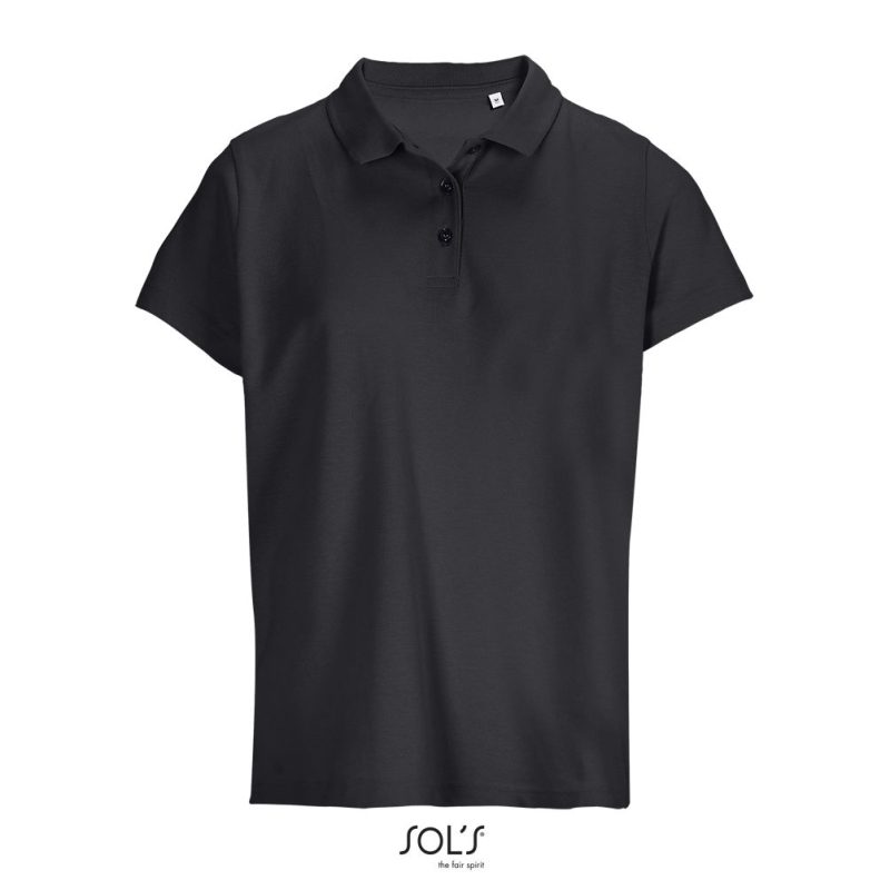 Polo Mujer Pulse Women Sols - Negro - Sols
