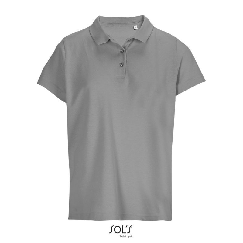 Polo Mujer Pulse Women Sols - Gris Mezcla - Sols