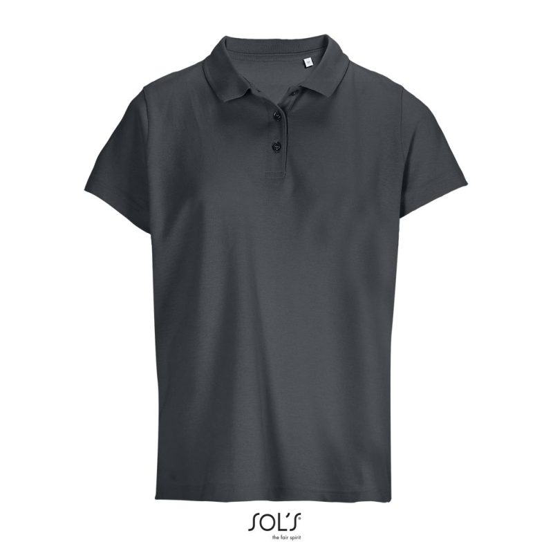 Polo Mujer Pulse Women Sols - Gris Ratón - Sols