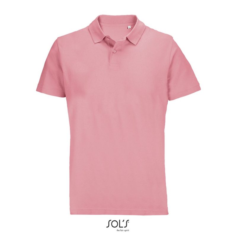 Polo Unisex Pulse Sols - Rosa Claro - Sols