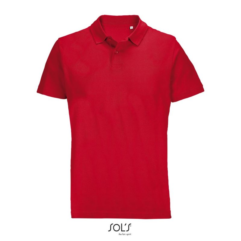 Polo Unisex Pulse Sols - Rojo - Sols