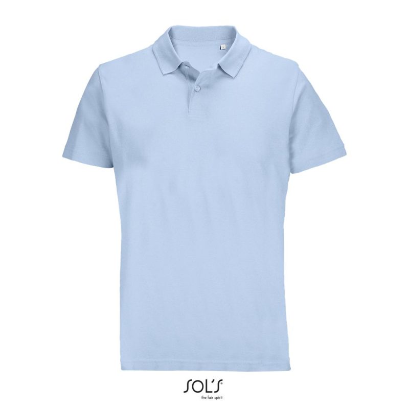 Polo Unisex Pulse Sols - Azul Cielo - Sols