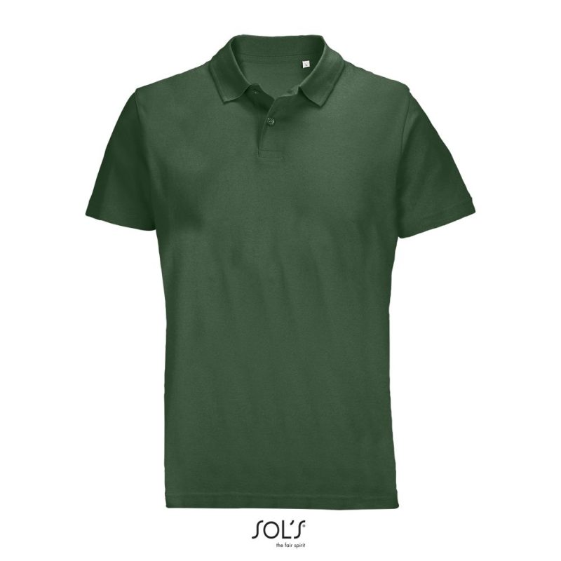 Polo Unisex Pulse Sols - Verde Botella - Sols