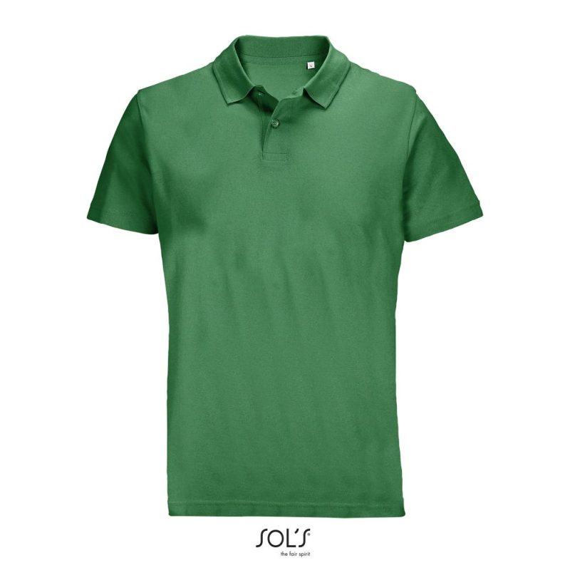 Polo Unisex Pulse Sols - Verde Pradera - Sols