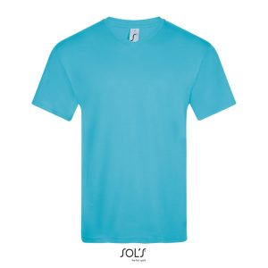Camiseta Hombre Cuello Pico Victory Sols - Azul Atolón - Sols
