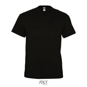 Camiseta Hombre Cuello Pico Victory Sols - Negro Profundo - Sols