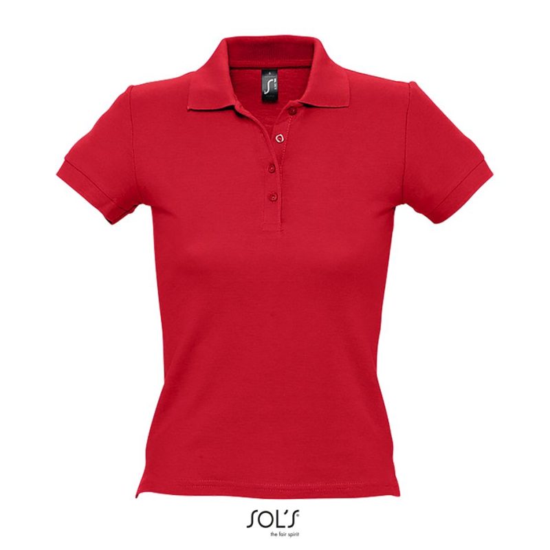 Polo Piqué Mujer People Sols - Rojo - Sols