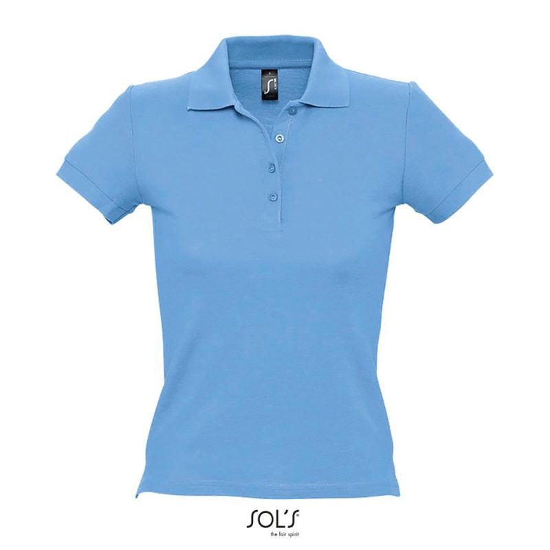 Polo Piqué Mujer People Sols - Azul Cielo - Sols