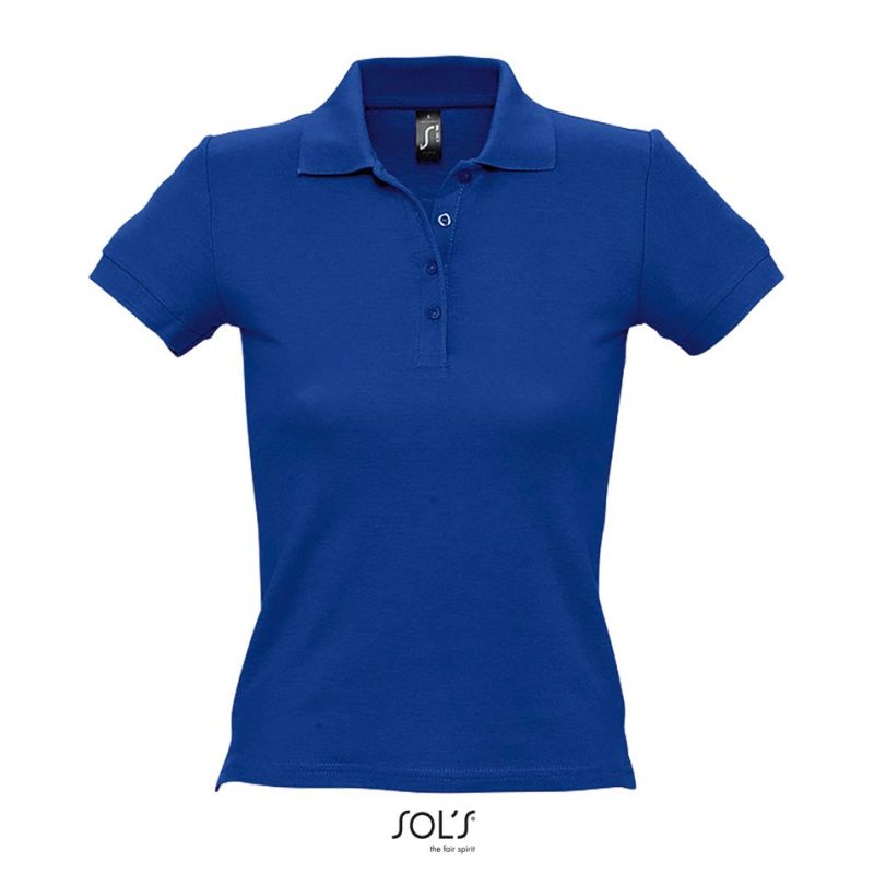 Polo Piqué Mujer People Sols - Azul Royal - Sols