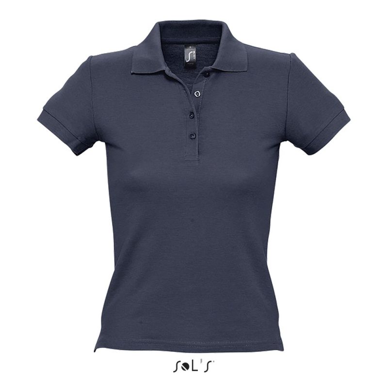Polo Piqué Mujer People Sols - Azul Marino - Sols