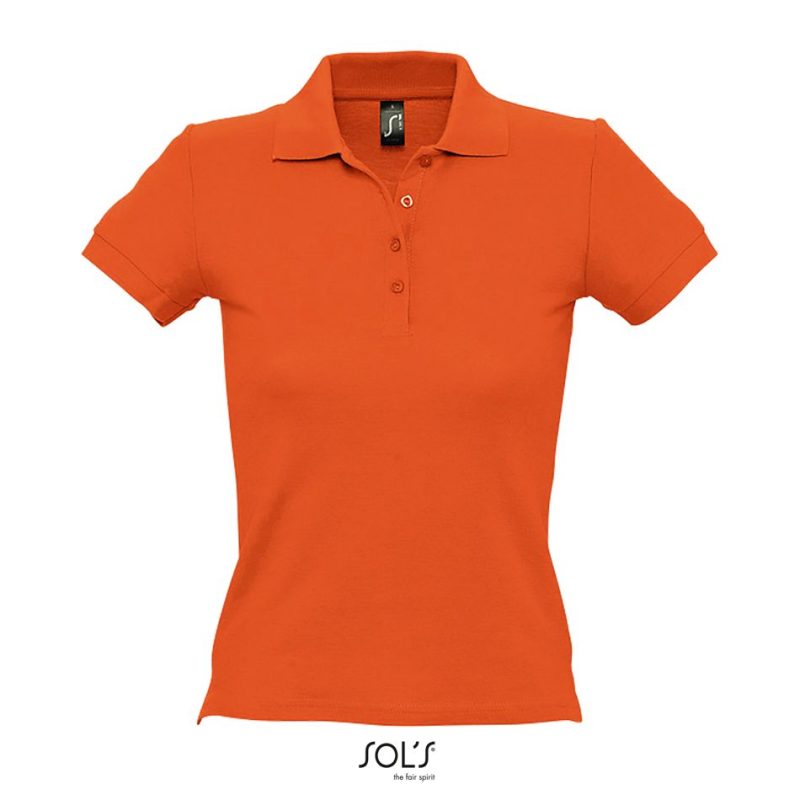 Polo Piqué Mujer People Sols - Naranja - Sols