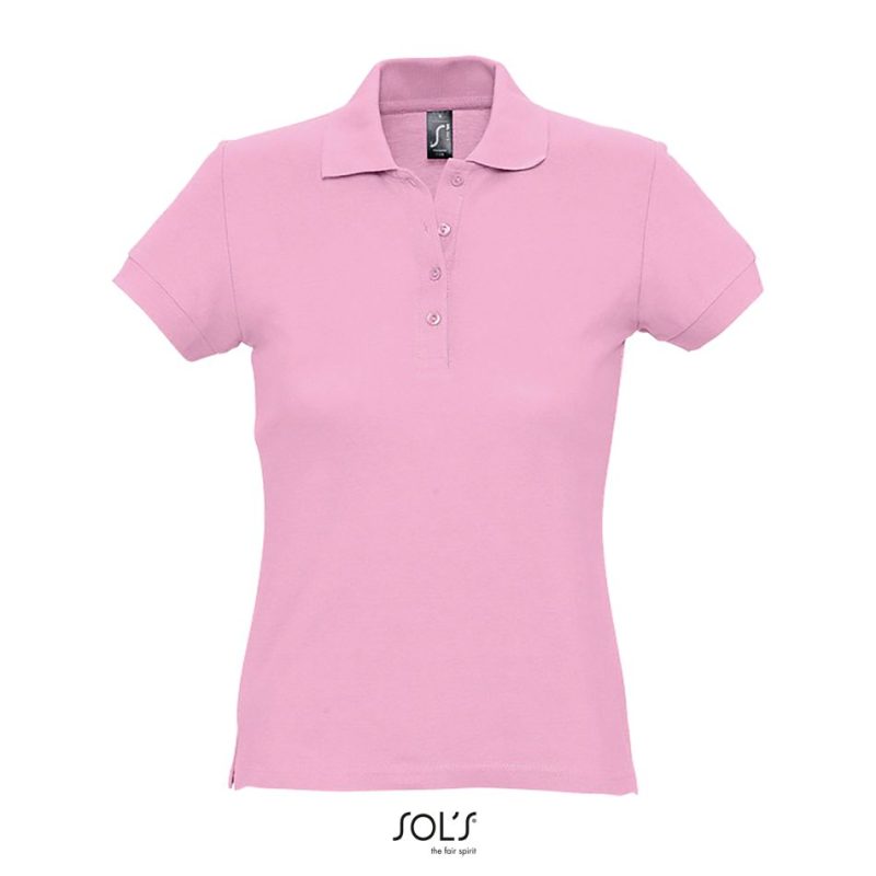 Polo De Manga Corta Para Mujer Passion Sols - Rosa - Sols